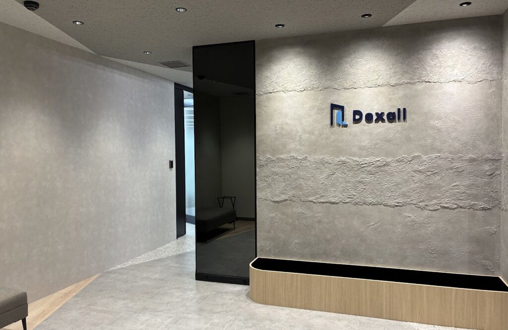 Dexall新本社のエントランス